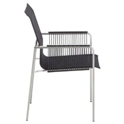 Kettler Feel Rope Stapelsessel Edelstahl/Rope Edelstahl/Charcoal 3 Kettler Feel Rope Stapelsessel Edelstahl/Rope Edelstahl/Charcoal -Kettler 1085098 2