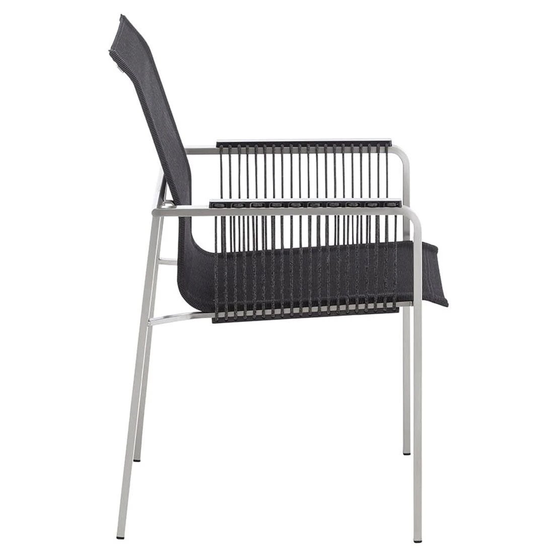Kettler Feel Rope Stapelsessel Edelstahl/Rope Edelstahl/Charcoal Kettler Feel Rope Stapelsessel Edelstahl/Rope Edelstahl/Charcoal -Kettler 1085098 2