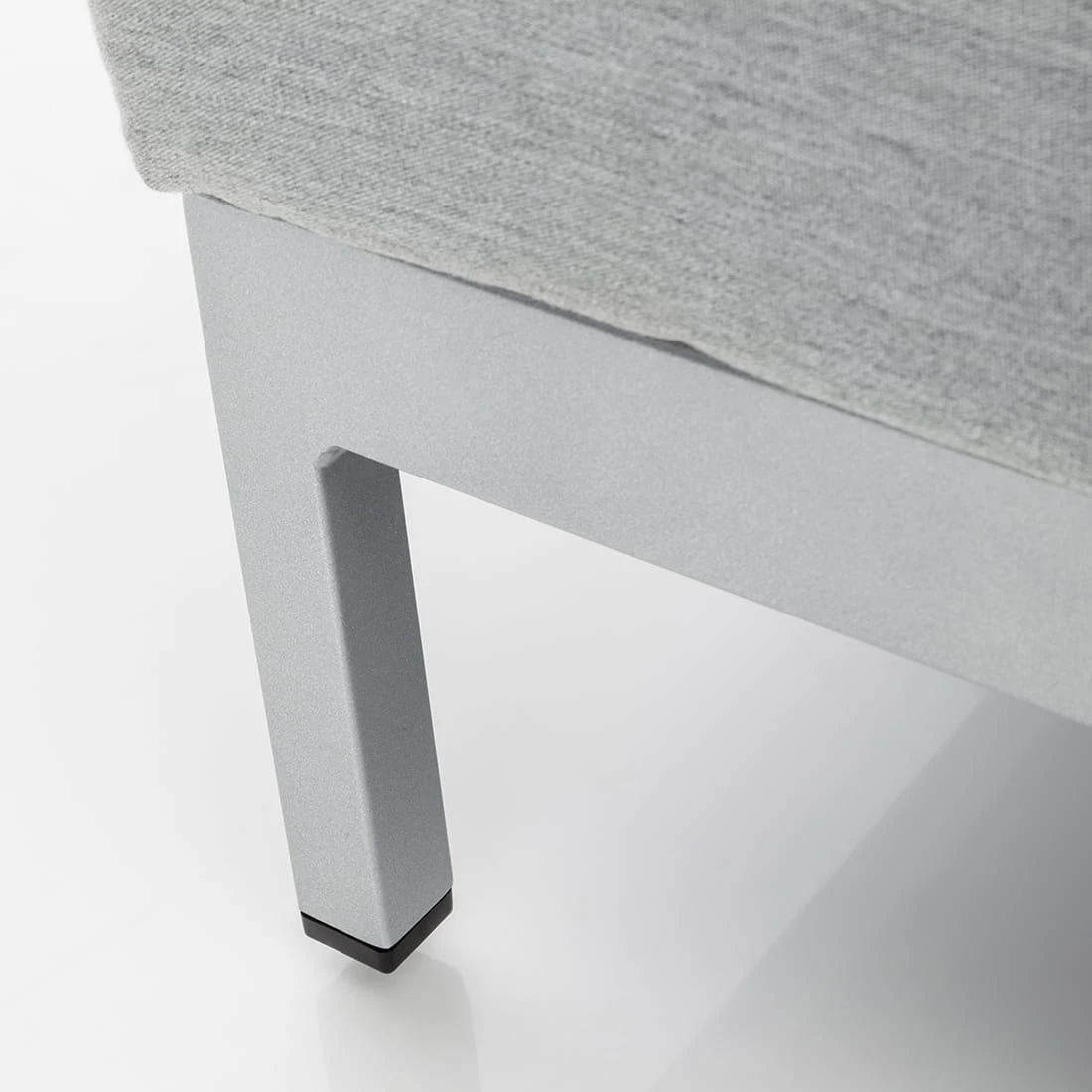 Kettler Ego Modular Gartensofa + Loungetisch Ø92cm Sunbrella Silber/Hellgrau Meliert Kettler Ego Modular Gartensofa + Loungetisch Ø92cm Sunbrella Silber/Hellgrau Meliert -Kettler 1106581 11