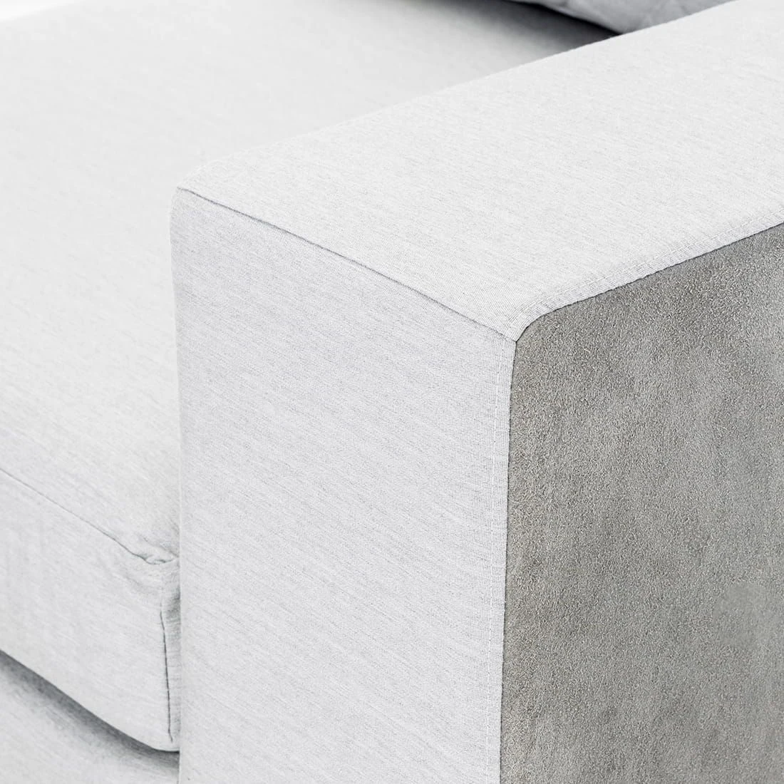 Kettler Ego Modular Gartensofa + Loungetisch Ø92cm Sunbrella Silber/Hellgrau Meliert Kettler Ego Modular Gartensofa + Loungetisch Ø92cm Sunbrella Silber/Hellgrau Meliert -Kettler 1106581 6