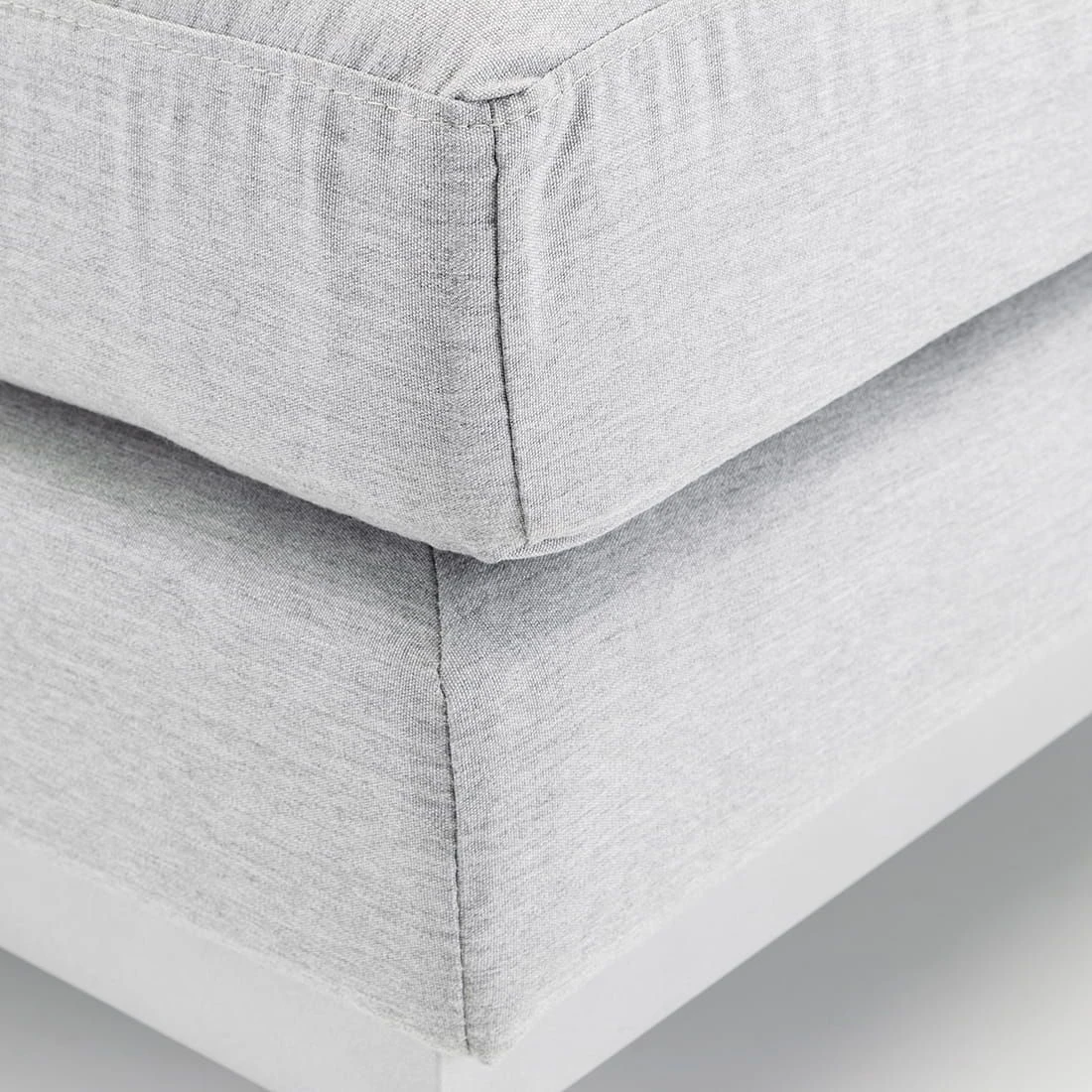 Kettler Ego Modular Gartensofa + Loungetisch Ø92cm Sunbrella Silber/Hellgrau Meliert Kettler Ego Modular Gartensofa + Loungetisch Ø92cm Sunbrella Silber/Hellgrau Meliert -Kettler 1106581 7