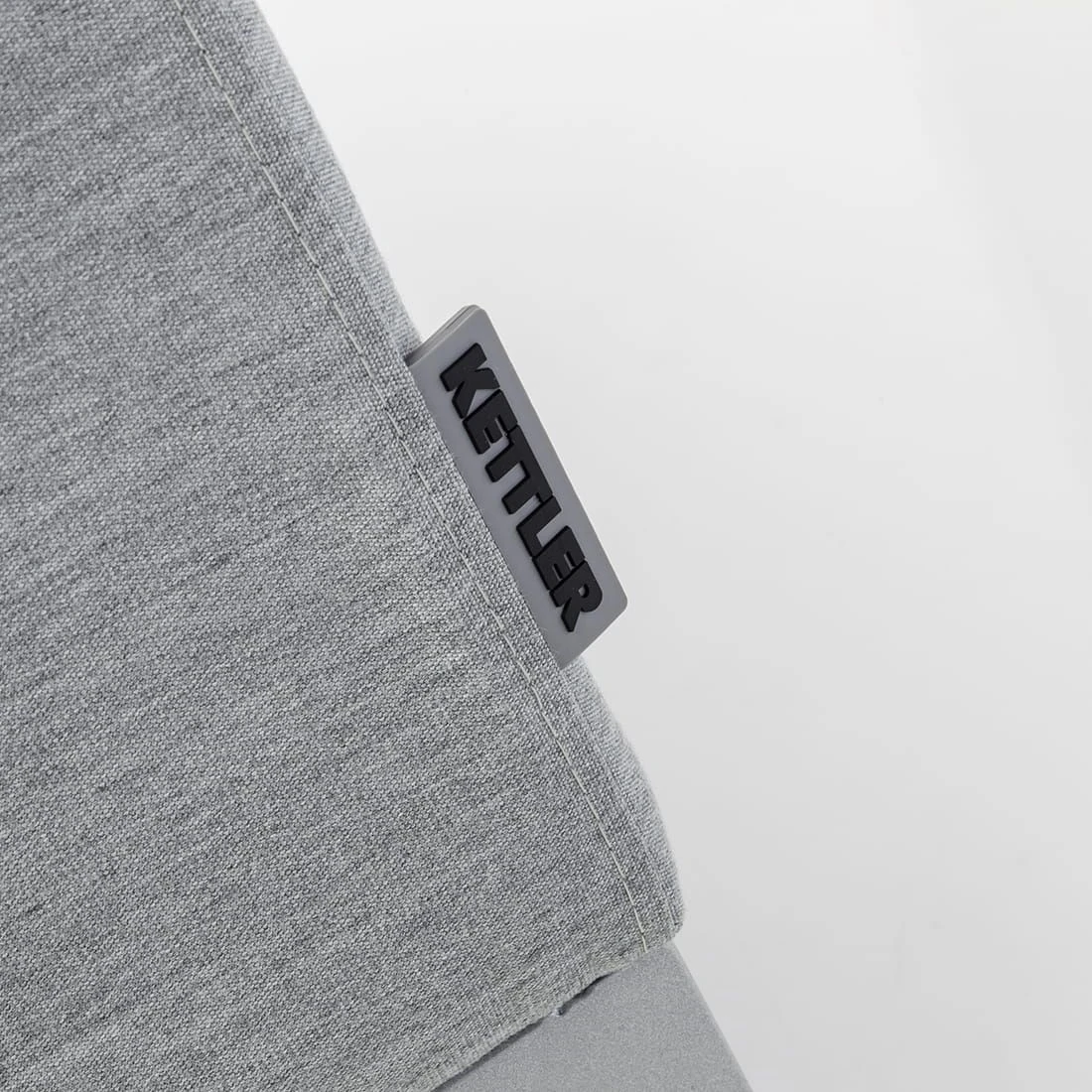 Kettler Ego Modular Gartensofa + Loungetisch Ø92cm Sunbrella Silber/Hellgrau Meliert Kettler Ego Modular Gartensofa + Loungetisch Ø92cm Sunbrella Silber/Hellgrau Meliert -Kettler 1106581 8