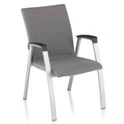 Kettler Forma II Stapelsessel Aluminium/Sunbrella Silber/Flanelle 3 Kettler Forma II Stapelsessel Aluminium/Sunbrella Silber/Flanelle -Kettler 1183482 1