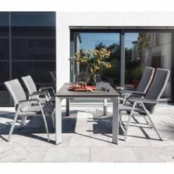 Kettler Forma II Stapelsessel Aluminium/Sunbrella Silber/Flanelle 11 Kettler Forma II Stapelsessel Aluminium/Sunbrella Silber/Flanelle -Kettler 1183482 9