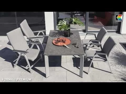 Kettler Forma II Stapelsessel Aluminium/Sunbrella Silber/Flanelle Kettler Forma II Stapelsessel Aluminium/Sunbrella Silber/Flanelle -Kettler 1183482 v 1630