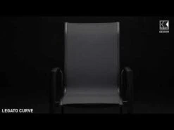 Kettler Legato Curve/Boulevard Gartenmöbelset 5-tlg. Anthrazit