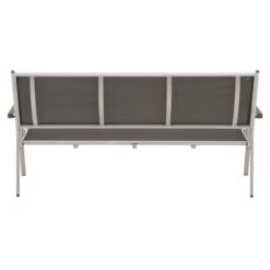 Kettler Basic Plus 3-Sitzerbank Aluminium/Textilene Silber/Anthrazit 3 Kettler Basic Plus 3-Sitzerbank Aluminium/Textilene Silber/Anthrazit -Kettler 1224677 4 1