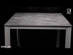 Kettler Gartentisch-Platte 140x70cm HPL Anthrazit