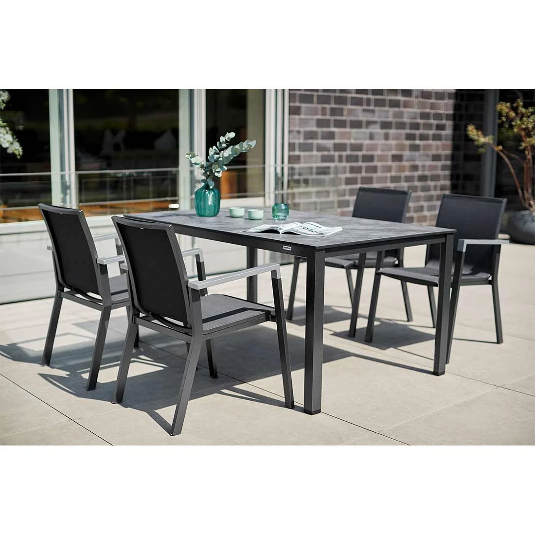 Kettler Cubic Gartentisch-Gestell 140x70cm Aluminium Anthrazit Kettler Cubic Gartentisch-Gestell 140x70cm Aluminium Anthrazit -Kettler 1288103 2