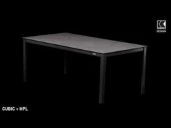Kettler Cubic Gartentisch-Gestell 220x95 Cm Aluminium Anthrazit