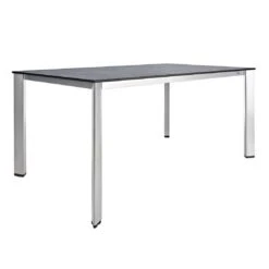 Kettler Edge Gartentisch-Gestell 140x70cm Aluminium Silber -Kettler 1288125 3