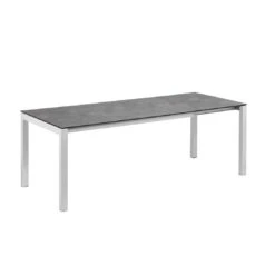 Kettler Cubic Ausziehtisch 160/220/280x95 Cm Aluminium/HPL Silber/Anthrazit 2 Kettler Cubic Ausziehtisch 160/220/280x95 Cm Aluminium/HPL Silber/Anthrazit -Kettler 1292921 2