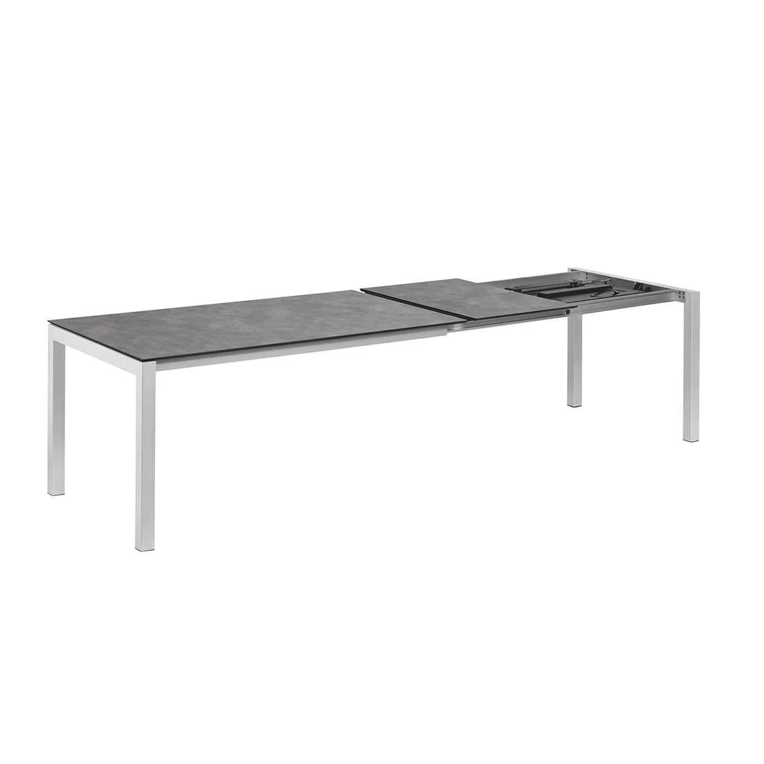 Kettler Cubic Ausziehtisch 160/220/280x95 cm Aluminium/HPL Silber/Anthrazit Kettler Cubic Ausziehtisch 160/220/280x95 Cm Aluminium/HPL Silber/Anthrazit -Kettler 1292921 4
