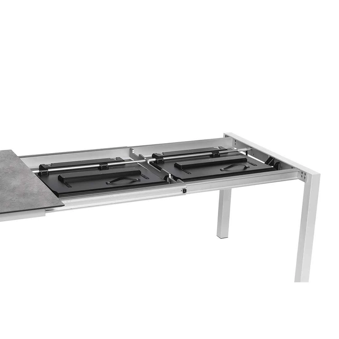 Kettler Cubic Ausziehtisch 160/220/280x95 cm Aluminium/HPL Silber/Anthrazit Kettler Cubic Ausziehtisch 160/220/280x95 Cm Aluminium/HPL Silber/Anthrazit -Kettler 1292921 5