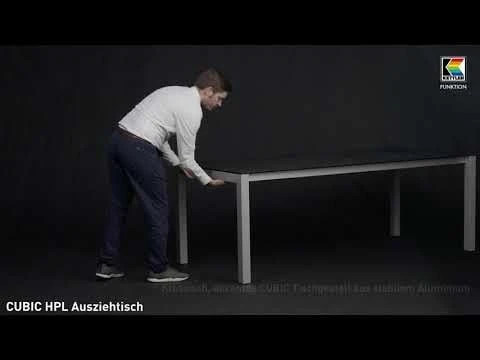 Kettler Cubic Ausziehtisch 210/270/330x95 cm Aluminium/HPL Silber/Anthrazit Kettler Cubic Ausziehtisch 210/270/330x95 Cm Aluminium/HPL Silber/Anthrazit -Kettler 1292943 v 1998