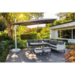 Kettler Palma Wing Modular Hocker Geflecht/Polster White Wash 2 Kettler Palma Wing Modular Hocker Geflecht/Polster White Wash -Kettler 1306231 2