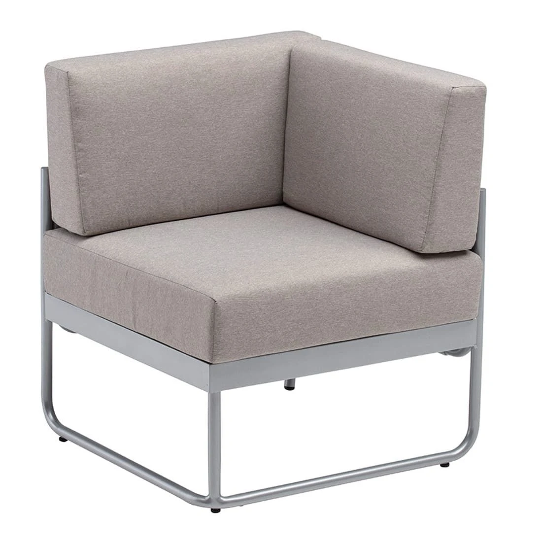 Kettler Endless Summer Eck-/Endmodul Aluminium/Rope Silber/Hellgrau Kettler Endless Summer Eck-/Endmodul Aluminium/Rope Silber/Hellgrau -Kettler 1306253 1