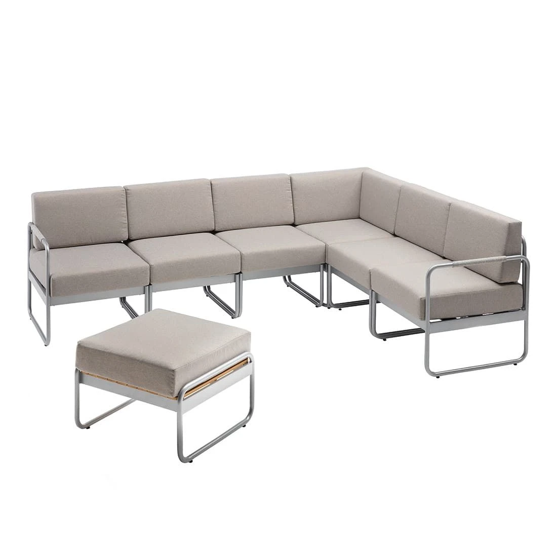 Kettler Endless Summer Endmodul Aluminium/Rope Silber/Hellgrau Kettler Endless Summer Endmodul Aluminium/Rope Silber/Hellgrau -Kettler 1306275 3