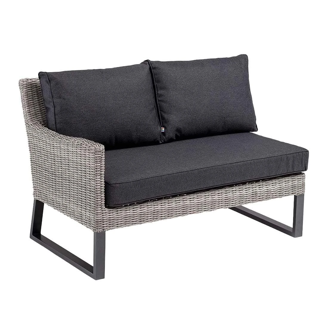 Kettler Palma Wing Endmodul Geflecht/Olefin White Wash/Anthrazit Kettler Palma Wing Endmodul Geflecht/Olefin White Wash/Anthrazit -Kettler 1306462 1 1