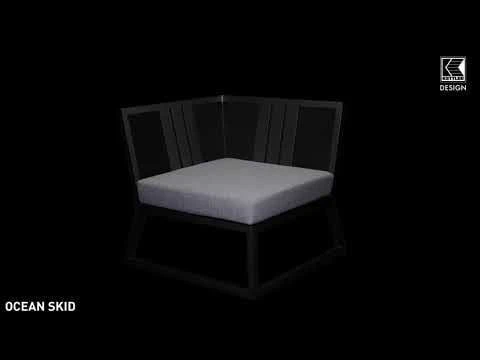 Kettler Ocean Skid Dininglounge 9-tlg. Aluminium/Olefin Anthrazit/Hellgrau Meliert Kettler Ocean Skid Dininglounge 9-tlg. Aluminium/Olefin Anthrazit/Hellgrau Meliert -Kettler 1309916 v 1697