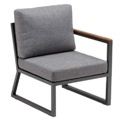 Kettler Ocean Skid City Line Gartensofa Inkl. Beistelltisch Alu/Olefin Anthrazit/Hellgrau Meliert 4 Kettler Ocean Skid City Line Gartensofa Inkl. Beistelltisch Alu/Olefin Anthrazit/Hellgrau Meliert -Kettler 1309927 4