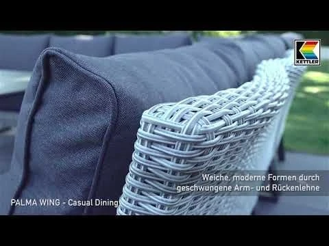 Kettler Palma Wing Ecklounge 3-tlg. White Wash/Anthrazit Kettler Palma Wing Ecklounge 3-tlg. White Wash/Anthrazit -Kettler 1310114 v 1639