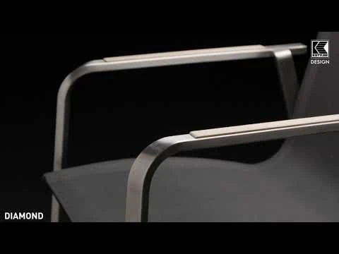 Kettler Diamond Stapelsessel Edelstahl/Outdoorgewebe Anthrazit/Teak Kettler Diamond Stapelsessel Edelstahl/Outdoorgewebe Anthrazit/Teak -Kettler 1356457 v 2897