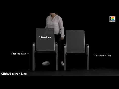 Kettler Cirrus Silver Line Klappsessel Aluminium/Outdoorgewebe Silber/Anthrazitgrau Kettler Cirrus Silver Line Klappsessel Aluminium/Outdoorgewebe Silber/Anthrazitgrau -Kettler 1368997 v 2558