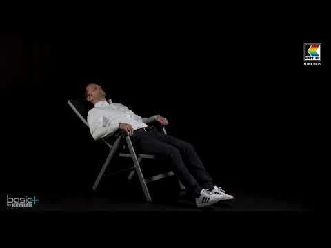 Kettler Basic+ Premium Klappsessel Aluminium/Textilene Silber/Lakritz Kettler Basic+ Premium Klappsessel Aluminium/Textilene Silber/Lakritz -Kettler 1439309 v 3340