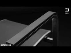 Kettler Basic Plus Gartenmöbelset 7-tlg.+Tisch 160x95cm Silber/Anthrazit