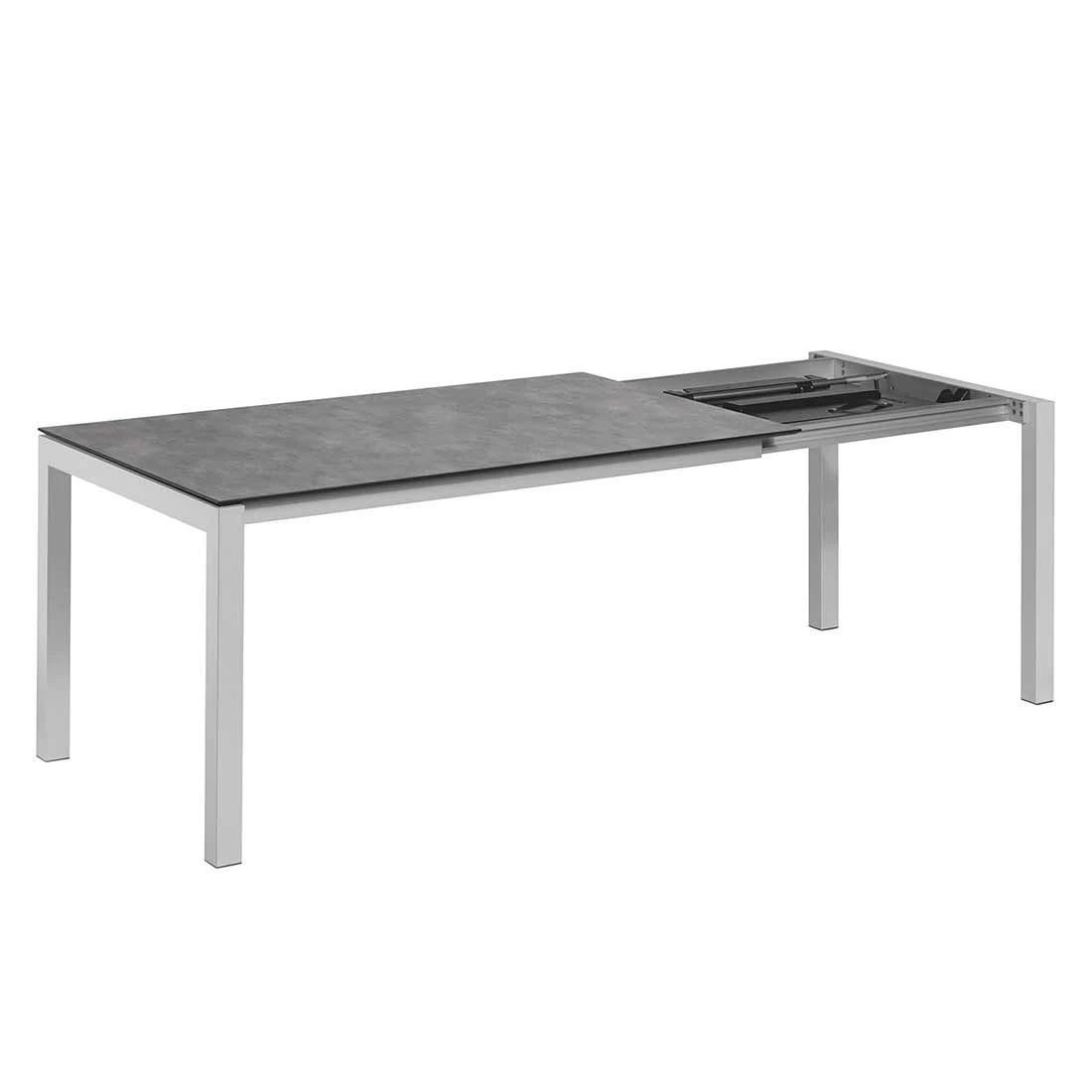 Kettler Cubic Ausziehtisch 150/210x95 cm Aluminium/HPL Anthrazit/Silber Kettler Cubic Ausziehtisch 150/210x95 Cm Aluminium/HPL Anthrazit/Silber -Kettler 711956 2