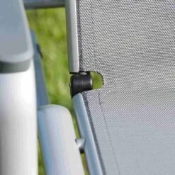 Kettler Cirrus Komfort-Stapelliege Aluminium/Textilene Silber/Anthrazitgrau 5 Kettler Cirrus Komfort-Stapelliege Aluminium/Textilene Silber/Anthrazitgrau -Kettler 790760 5 1