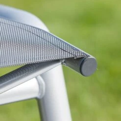 Kettler Cirrus Gartenliege Aluminium/Textilene Silber/Anthrazitgrau 6 Kettler Cirrus Gartenliege Aluminium/Textilene Silber/Anthrazitgrau -Kettler 790760 6