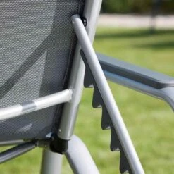 Kettler Cirrus Komfort-Stapelliege Aluminium/Textilene Silber/Anthrazitgrau 7 Kettler Cirrus Komfort-Stapelliege Aluminium/Textilene Silber/Anthrazitgrau -Kettler 790760 7 1