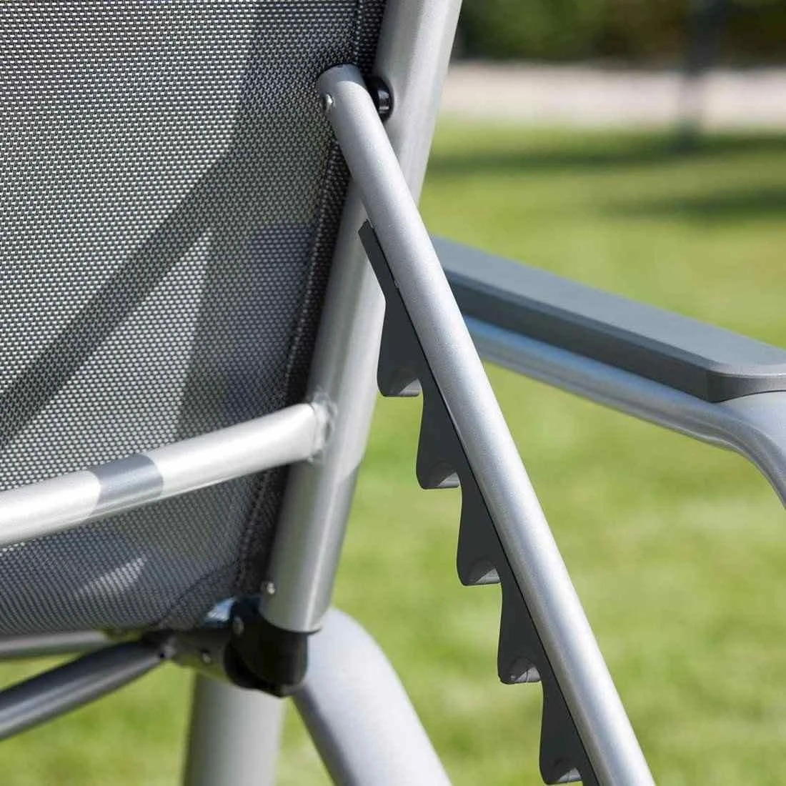 Kettler Cirrus Gartenliege Aluminium/Textilene Silber/Anthrazitgrau Kettler Cirrus Gartenliege Aluminium/Textilene Silber/Anthrazitgrau -Kettler 790760 7