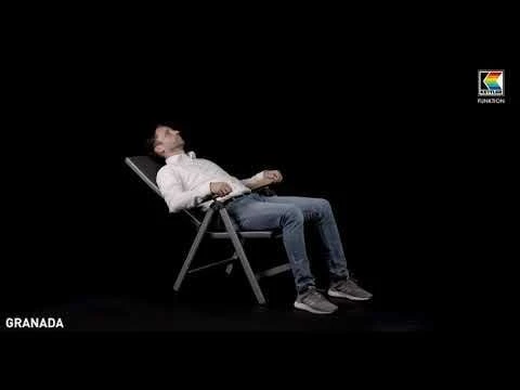 Kettler Granada Klappsessel Aluminium/Textilene Silber/Anthrazit Kettler Granada Klappsessel Aluminium/Textilene Silber/Anthrazit -Kettler 912420 v 2916