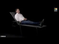 Kettler Cirrus Gartenliege Aluminium/Textilene Anthrazit/Anthrazit-Grau