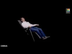 Kettler Cirrus Relaxsessel Aluminium/Textilene Anthrazit/Anthrazit-Grau