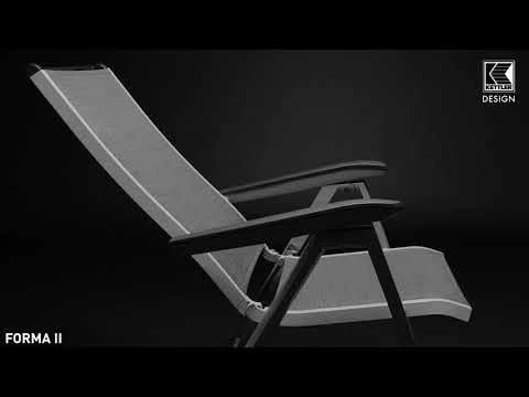 Kettler Forma II Klappsessel Aluminium/Textilene Silber/Graphit Kettler Forma II Klappsessel Aluminium/Textilene Silber/Graphit -Kettler 912871 v 2915