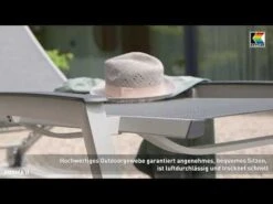 Kettler Forma II Rollliege Aluminium/Textilene Silber/Graphit