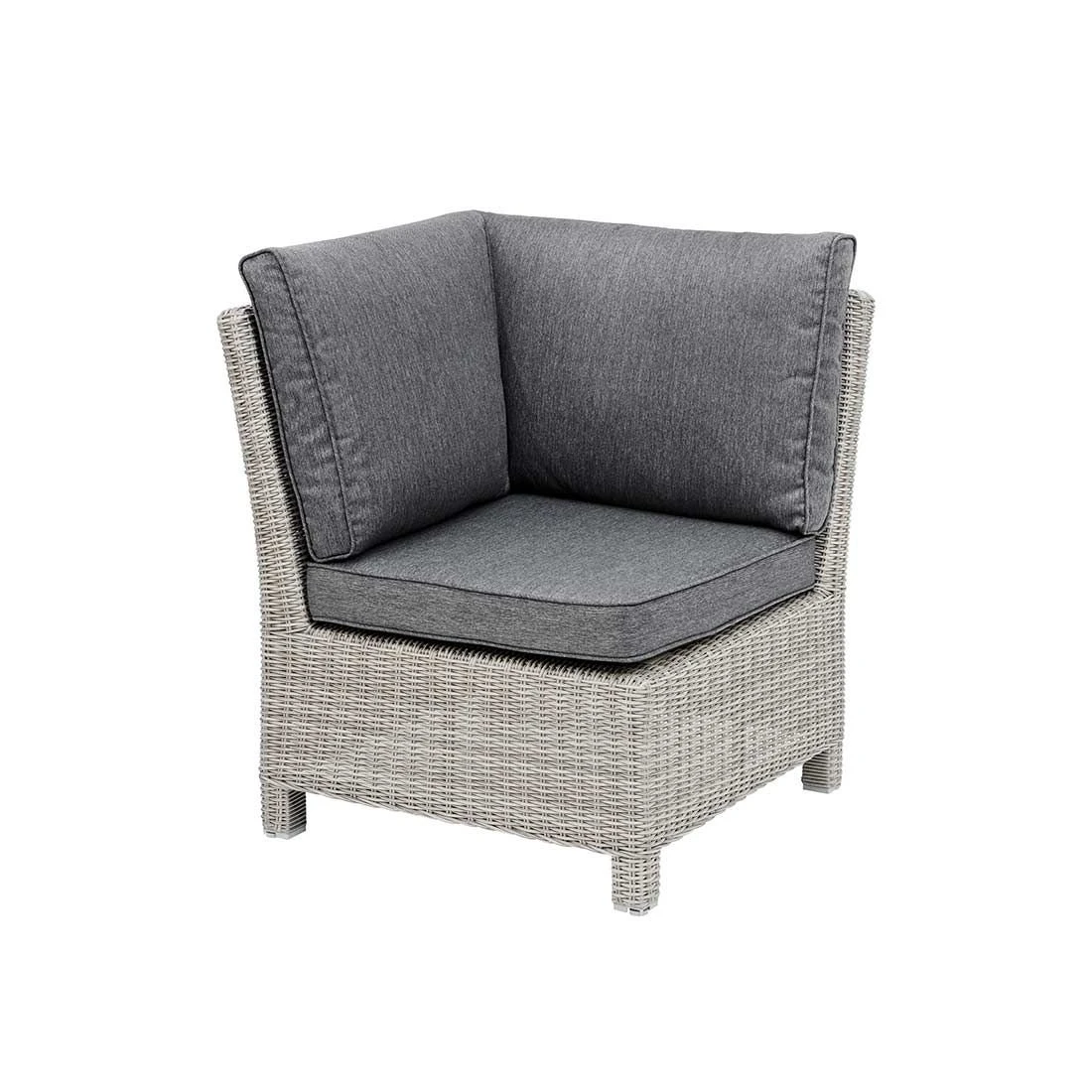 Kettler Palma Modular Eck-/Endmodul Geflecht White Wash/Anthrazit Kettler Palma Modular Eck-/Endmodul Geflecht White Wash/Anthrazit -Kettler 913542 1