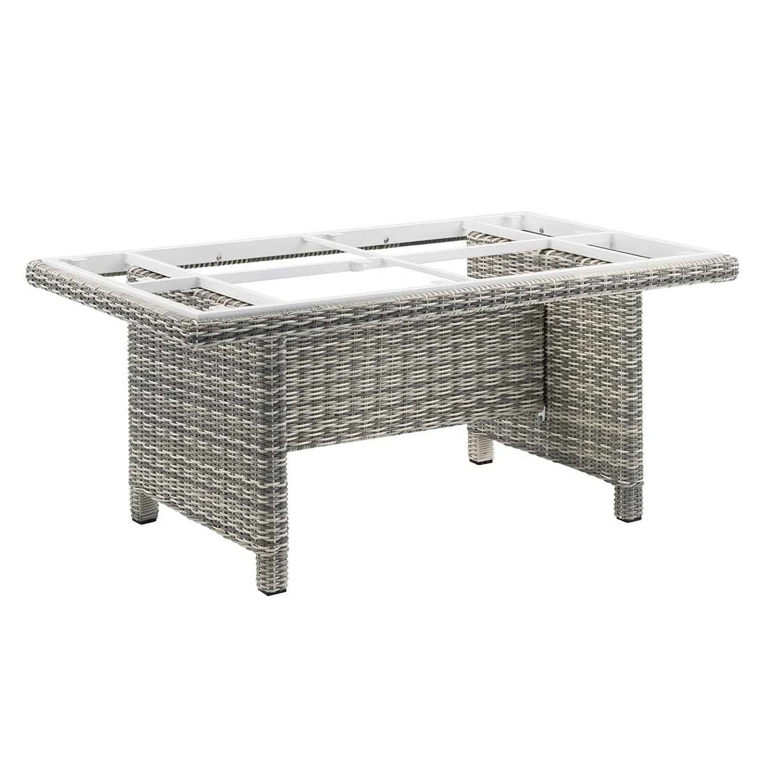 Kettler Palma Modular Casual Dining Gartentisch-Gestell 160x95 cm Geflecht Salt&Pepper Kettler Palma Modular Casual Dining Gartentisch-Gestell 160x95 Cm Geflecht Salt&Pepper -Kettler 993820 1