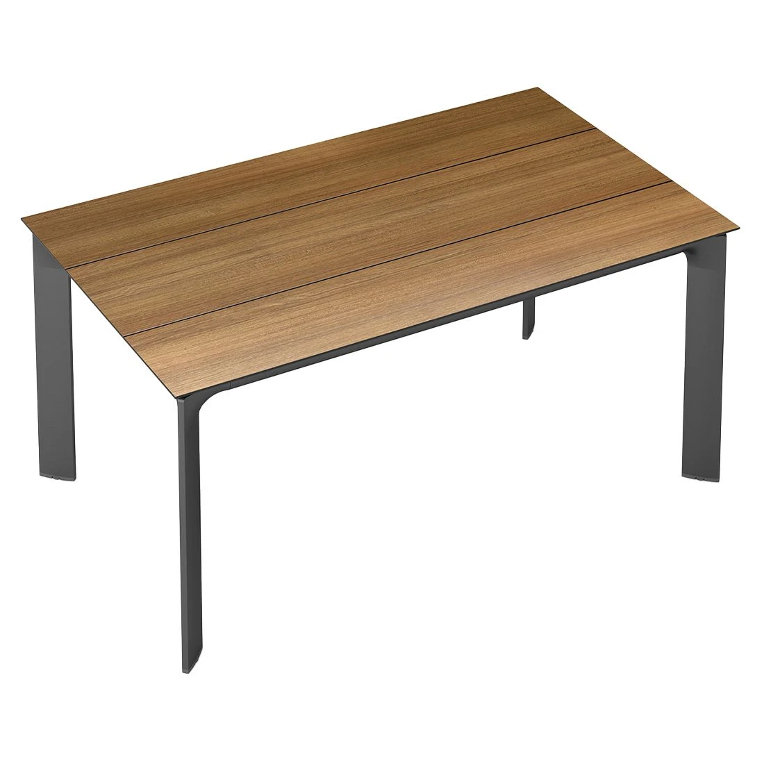 Kettler Diamond Gartentisch 160x95cm Aluminium/HPL Anthrazit/Teak-Optik mit Fräsung Kettler Diamond Gartentisch 160x95cm Aluminium/HPL Anthrazit/Teak-Optik Mit Fräsung -Kettler diamond gartentisch 160x95cm aluminium hpl 1475488 2