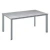 Kettler Edge Gartentisch 160x95cm Aluminium/HPL Silber/Grau Mit Fräsung
