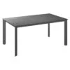 Kettler Edge Gartentisch 160x95cm Aluminium/HPL Anthrazit/Jura Anthrazit