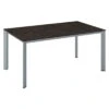 Kettler Edge Gartentisch 160x95cm Aluminium/Keramik-Glas Silber/Anthrazit