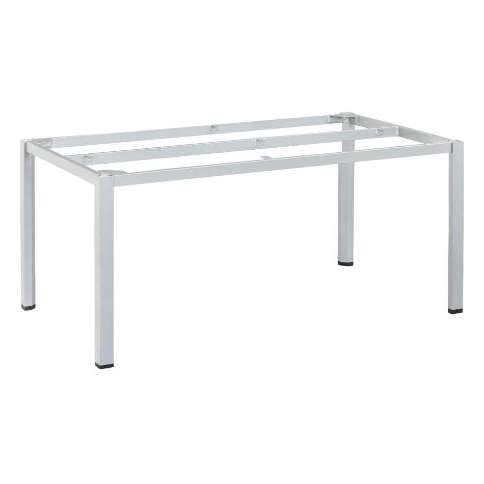 Kettler Cubic Gartentisch-Gestell 160x95 cm Aluminium Silber Kettler Cubic Gartentisch-Gestell 160x95 Cm Aluminium Silber -Kettler kettler advantage cubic tischgestell 160x95cm aluminium silber 1 1