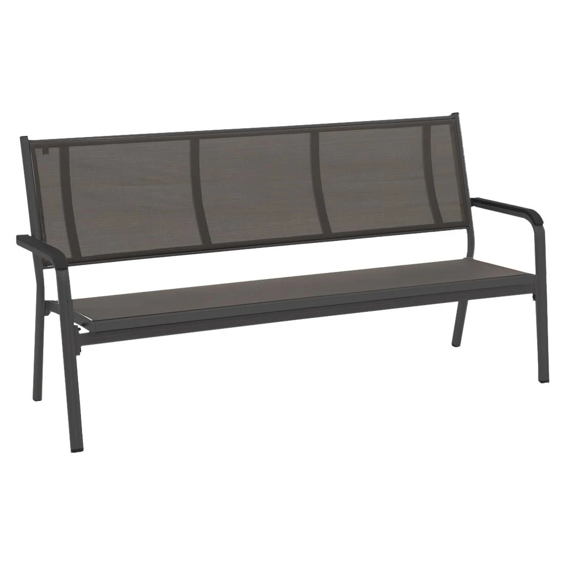 Kettler Basic Plus Gartenbank Aluminium/Textilene Anthrazit/Anthrazit Kettler Basic Plus Gartenbank Aluminium/Textilene Anthrazit/Anthrazit -Kettler kettler basic plus 3 sitzerbank aluminium textilene anthrazit 1289929 1
