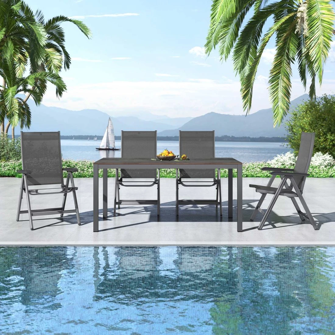 Kettler Basic Plus Gartenmöbel-Set 5-tlg.+Tisch 160x90cm Anthrazit Kettler Basic Plus Gartenmöbel-Set 5-tlg.+Tisch 160x90cm Anthrazit -Kettler kettler basic plus gartenmoebel set 5 tlg tisch 160x90cm 1487423 1