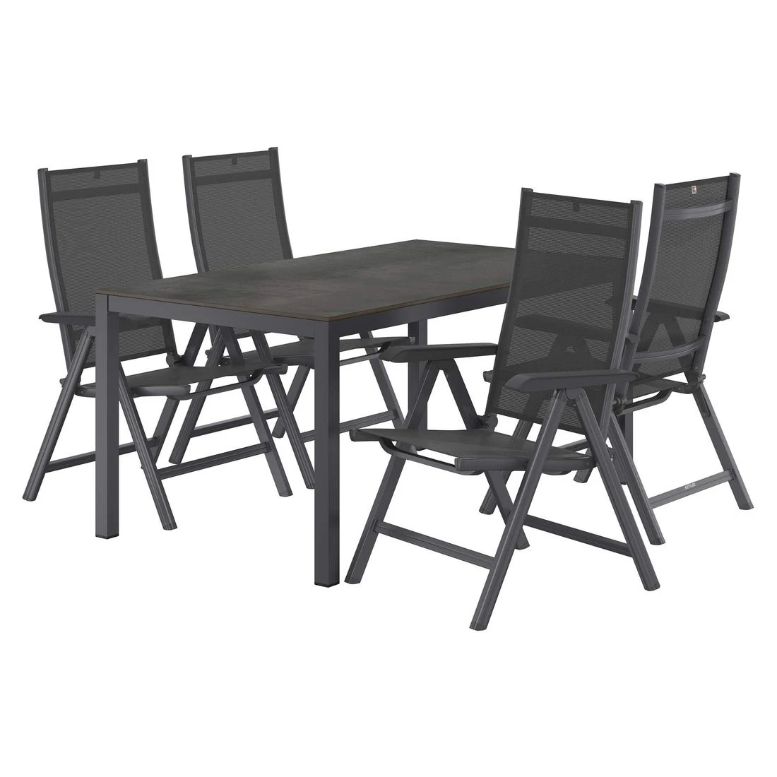 Kettler Basic Plus Gartenmöbel-Set 5-tlg.+Tisch 160x90cm Anthrazit Kettler Basic Plus Gartenmöbel-Set 5-tlg.+Tisch 160x90cm Anthrazit -Kettler kettler basic plus gartenmoebel set 5 tlg tisch 160x90cm 1487423 2